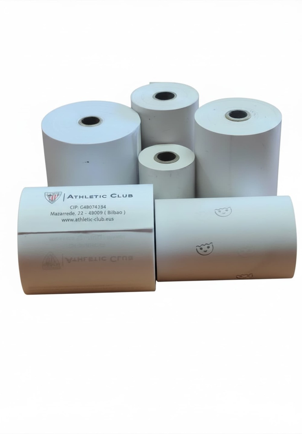 Rollos de papel térmico 58x30